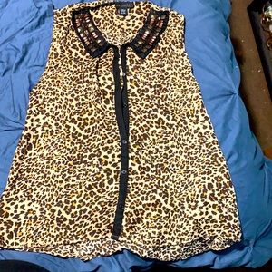 Metaphor printed blouse